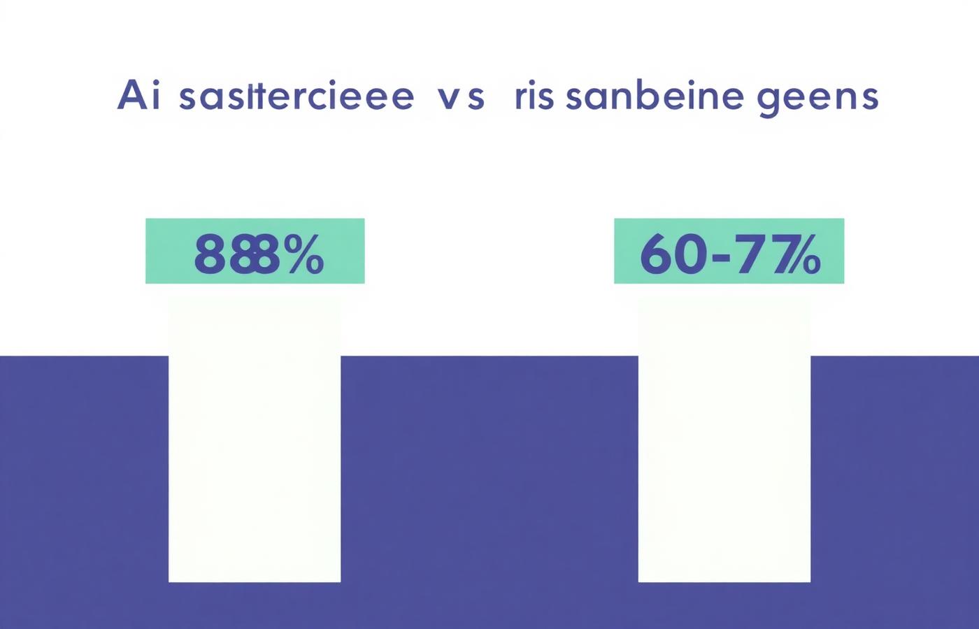 Satisfaction comparison: AI 88% vs offshore agents 60-72%